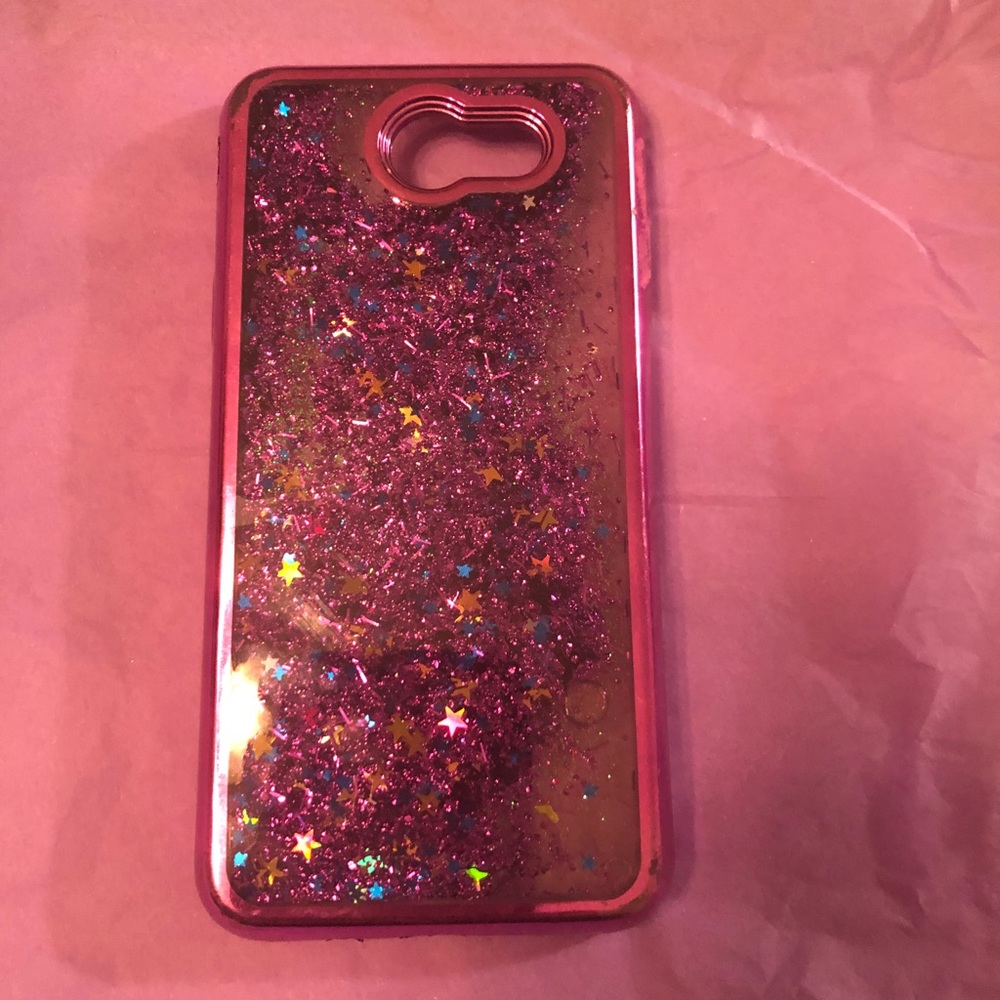 Purple Samsung Galaxy 7 Glittery Case